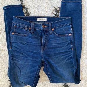 Madewell skinny high rise jeans size 26